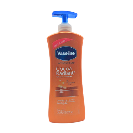 Lait De Corps Vaseline Cocoa Radiant Peau Grasse 600ml
